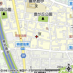 愛知県名古屋市名東区豊が丘2208周辺の地図