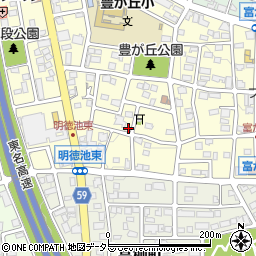 愛知県名古屋市名東区豊が丘2208周辺の地図
