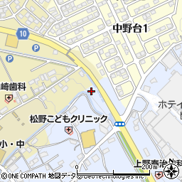 もちのき松野店周辺の地図