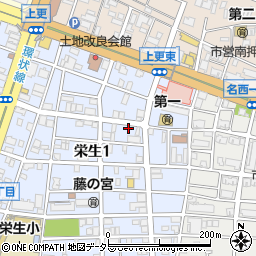 愛知県名古屋市西区栄生1丁目15-20周辺の地図