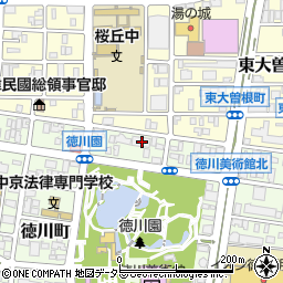愛知県名古屋市東区徳川町2310周辺の地図