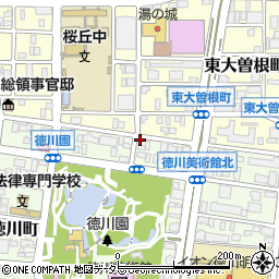 厚生労働省愛知労働局徳川町宿舎周辺の地図
