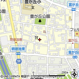 愛知県名古屋市名東区豊が丘2310周辺の地図