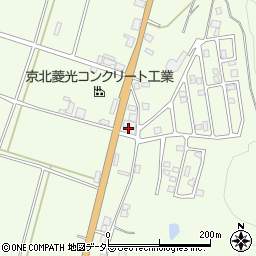 京都府京都市右京区京北下弓削町神楽田周辺の地図