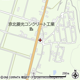 京都府京都市右京区京北下弓削町（神楽田）周辺の地図