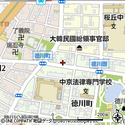 愛知県名古屋市東区徳川町2115周辺の地図