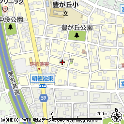 愛知県名古屋市名東区豊が丘2209周辺の地図