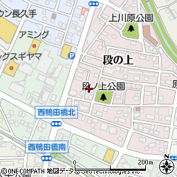 愛知県長久手市段の上2412周辺の地図
