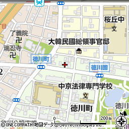 愛知県名古屋市東区徳川町2114周辺の地図