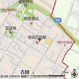 滋賀県犬上郡豊郷町吉田92周辺の地図