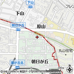 愛知県名古屋市名東区朝日が丘8周辺の地図