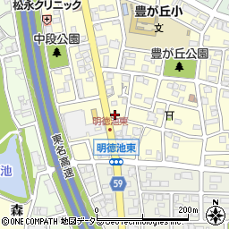 愛知県名古屋市名東区豊が丘1910周辺の地図