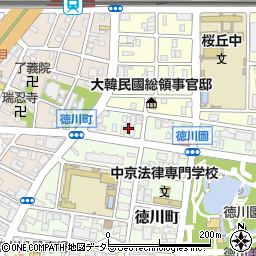 愛知県名古屋市東区徳川町2112周辺の地図