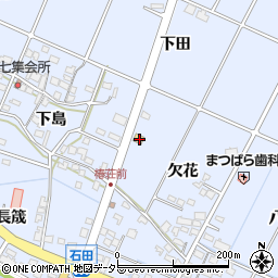 愛知県長久手市岩作欠花68周辺の地図