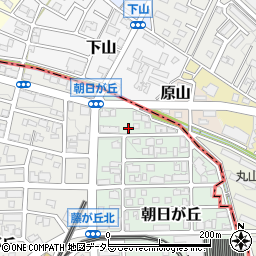愛知県名古屋市名東区朝日が丘12周辺の地図