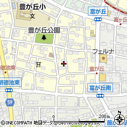 愛知県名古屋市名東区豊が丘2405周辺の地図