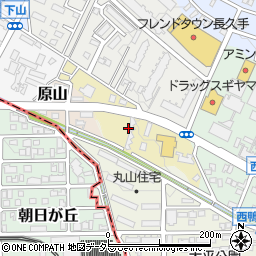 愛知県長久手市南原山周辺の地図