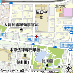 愛知県名古屋市東区徳川町2303周辺の地図