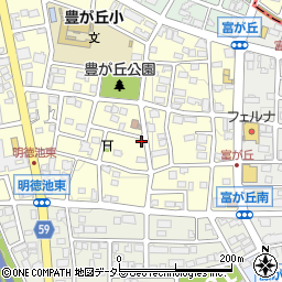 愛知県名古屋市名東区豊が丘2305周辺の地図