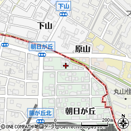 愛知県名古屋市名東区朝日が丘11周辺の地図