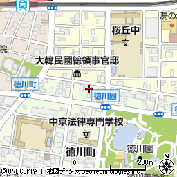 愛知県名古屋市東区徳川町2208周辺の地図