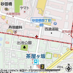 ホームメイトＦＣ　茶屋ヶ坂駅前店周辺の地図