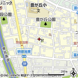 愛知県名古屋市名東区豊が丘2205周辺の地図