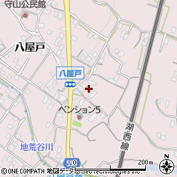 滋賀県大津市八屋戸572周辺の地図