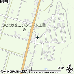 京都府京都市右京区京北下弓削町金屋周辺の地図