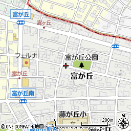 愛知県名古屋市名東区富が丘周辺の地図