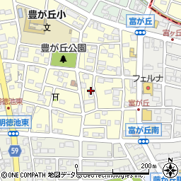 愛知県名古屋市名東区豊が丘2403周辺の地図