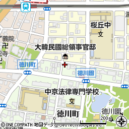 愛知県名古屋市東区徳川町2204周辺の地図
