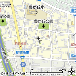 愛知県名古屋市名東区豊が丘2204周辺の地図