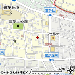 愛知県名古屋市名東区豊が丘15周辺の地図