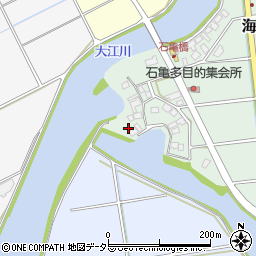 岐阜県海津市海津町石亀周辺の地図