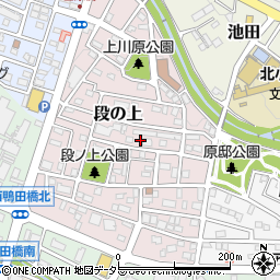 愛知県長久手市段の上1109周辺の地図