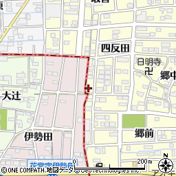愛知県あま市本郷四反田28周辺の地図