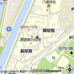 愛知県清須市下河原周辺の地図