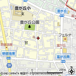 愛知県名古屋市名東区豊が丘2410周辺の地図