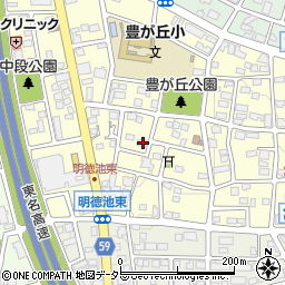 愛知県名古屋市名東区豊が丘2006周辺の地図
