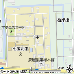愛知県あま市七宝町遠島十坪周辺の地図