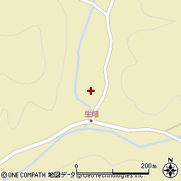 京都府南丹市日吉町生畑出合周辺の地図