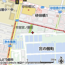 愛知県名古屋市千種区宮の腰町4-1周辺の地図