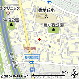 愛知県名古屋市名東区豊が丘2008周辺の地図