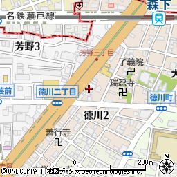 ナビシティ徳川２周辺の地図