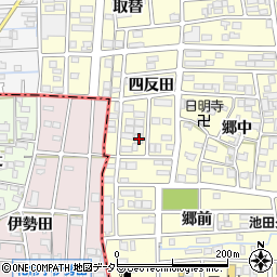 愛知県あま市本郷四反田35周辺の地図
