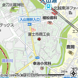 富士市商工会周辺の地図