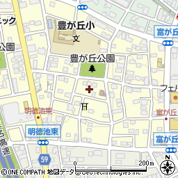 愛知県名古屋市名東区豊が丘2110周辺の地図