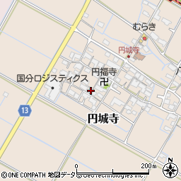 滋賀県愛知郡愛荘町円城寺388周辺の地図