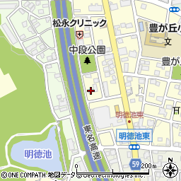 愛知県名古屋市名東区豊が丘412-3周辺の地図